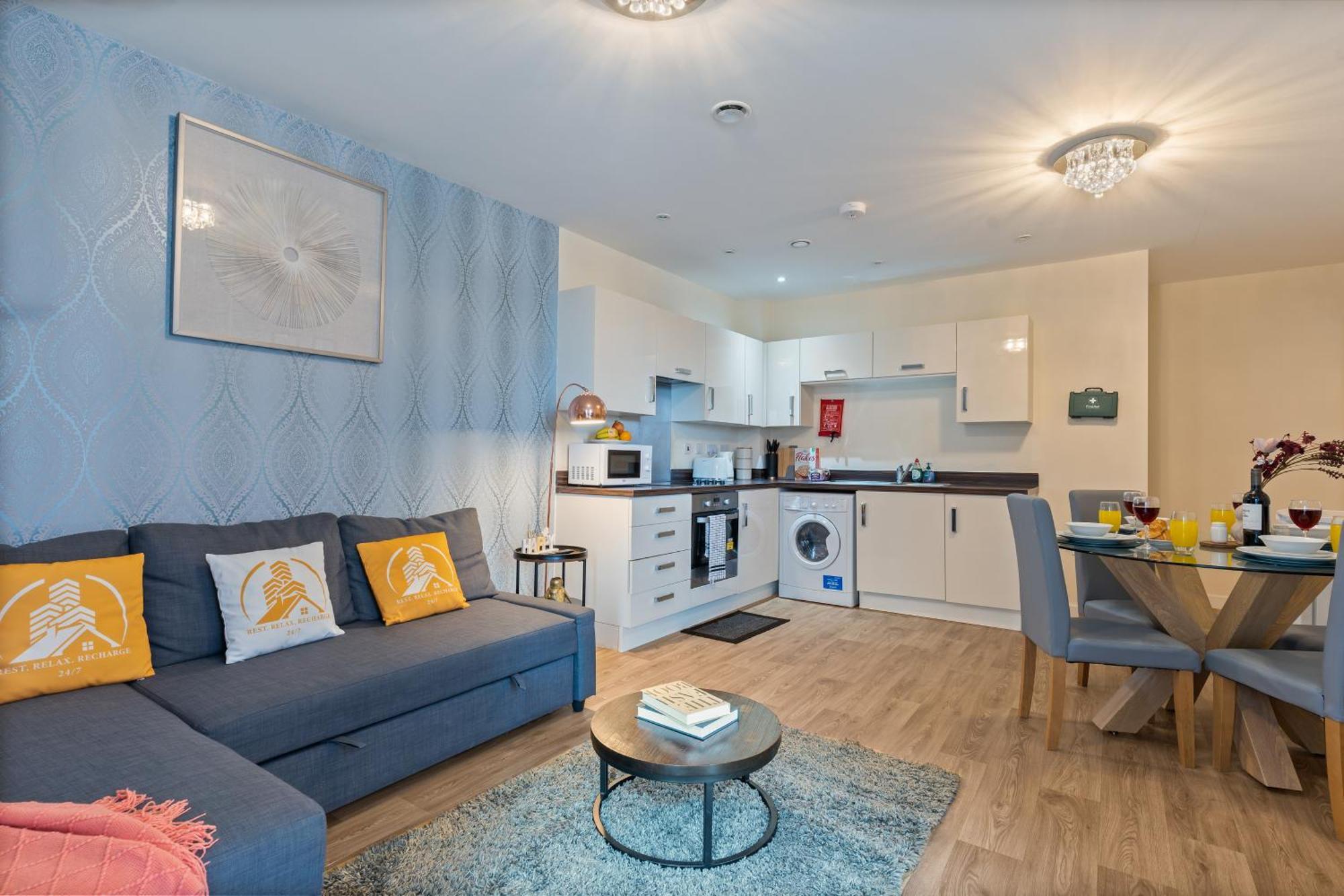 247 Serviced Accommodation In Telford 2 Bedroom Apartment Luaran gambar